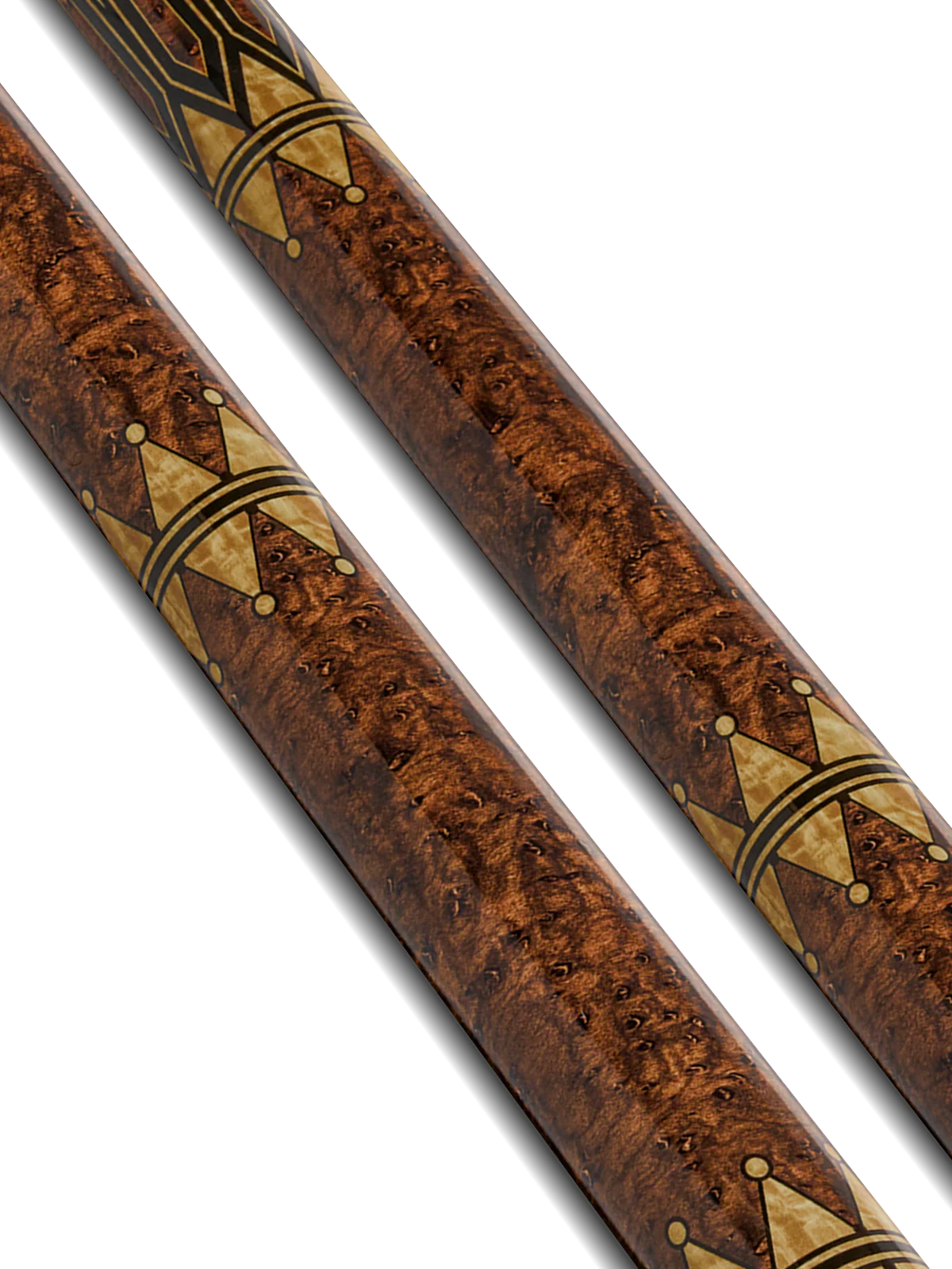 EVO Crystal Umber Crest No Wrap Pool Cue - Image 4
