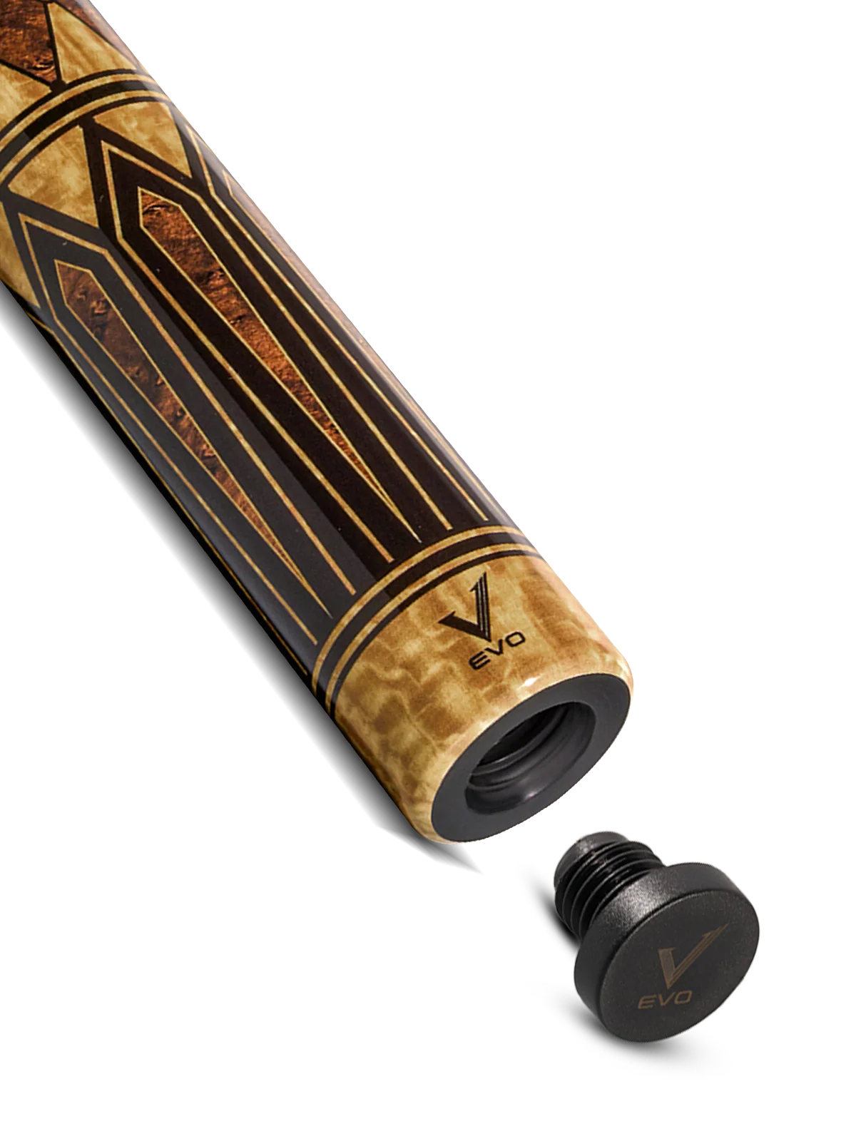 EVO Crystal Umber Crest No Wrap Pool Cue - Image 6