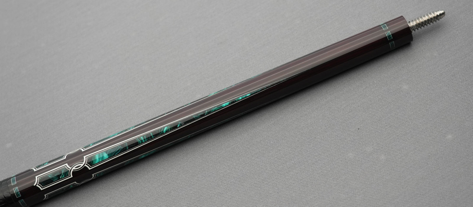 EVO Luna Malachite Eclipse Leather Wrap Pool Cue Maxbing Edition - Image 5