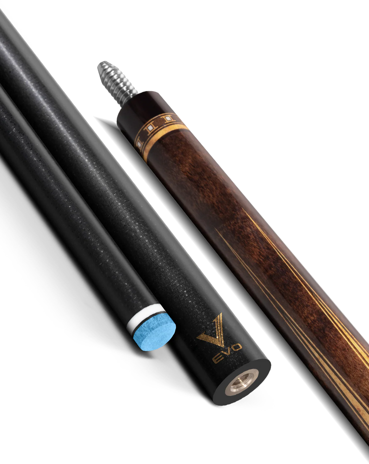 EVO Luna Golden Crest Leather Wrap Pool Cue - Image 10