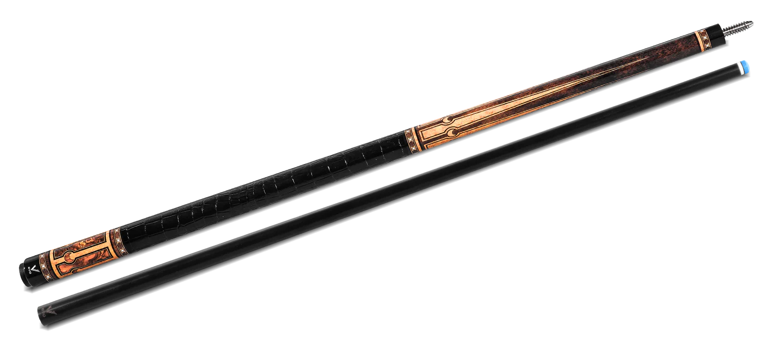 EVO Luna Golden Crest Leather Wrap Pool Cue - Image 11