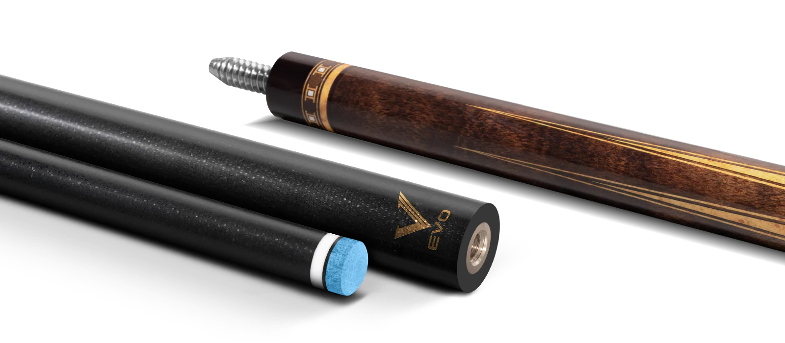 EVO Luna Golden Crest Leather Wrap Pool Cue - Image 9