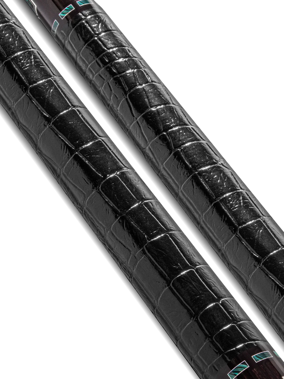 EVO Luna Malachite Eclipse Leather Wrap Pool Cue - Image 4