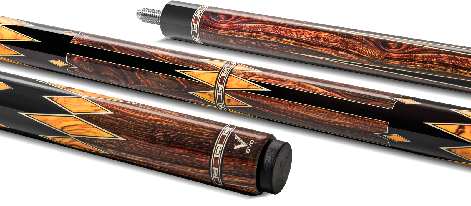 EVO MEG Ember Fang No Wrap Pool Cue - Image 2
