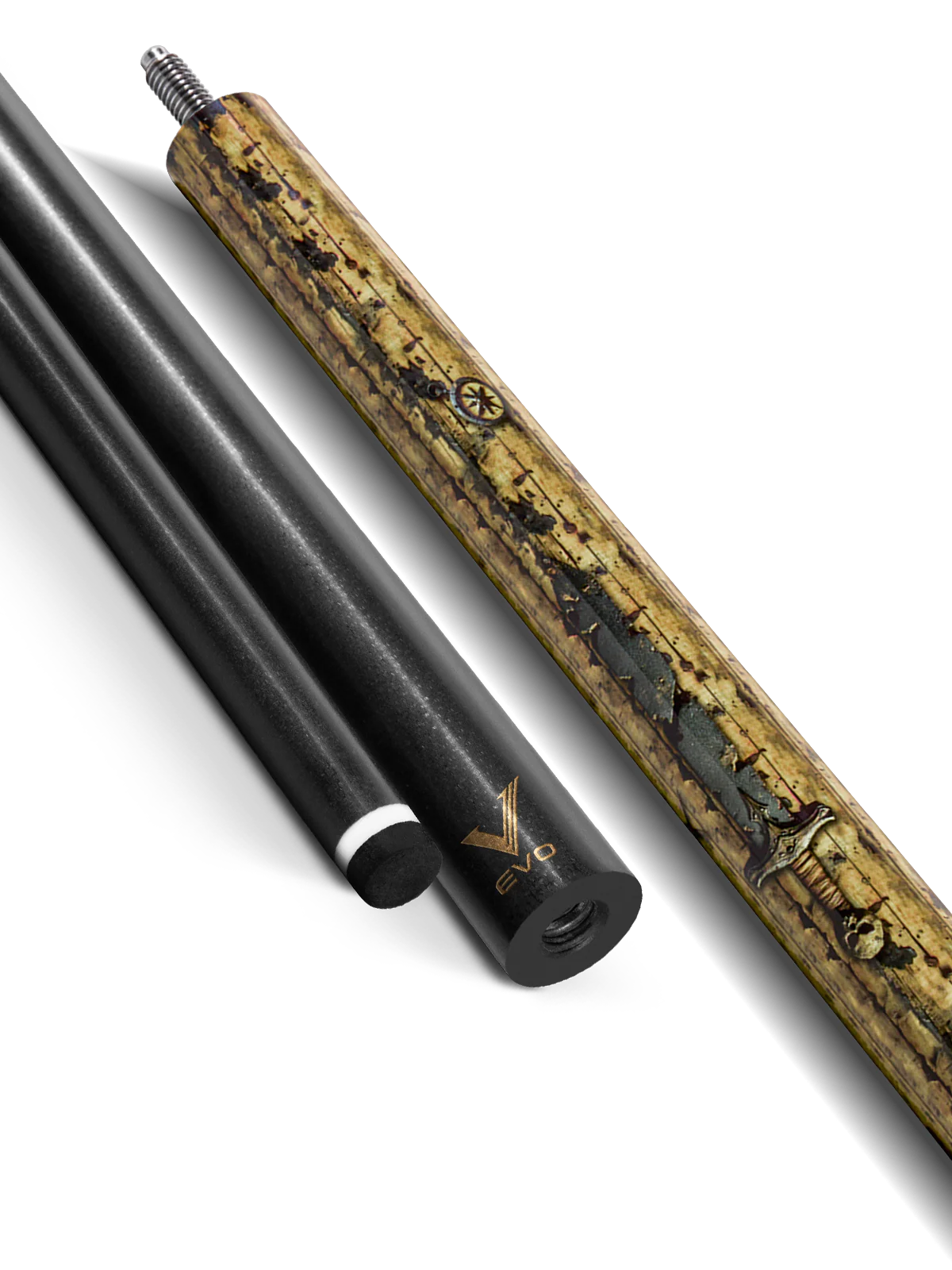 EVO Pirate Golden Plunder No Wrap Pool Cue - Image 10