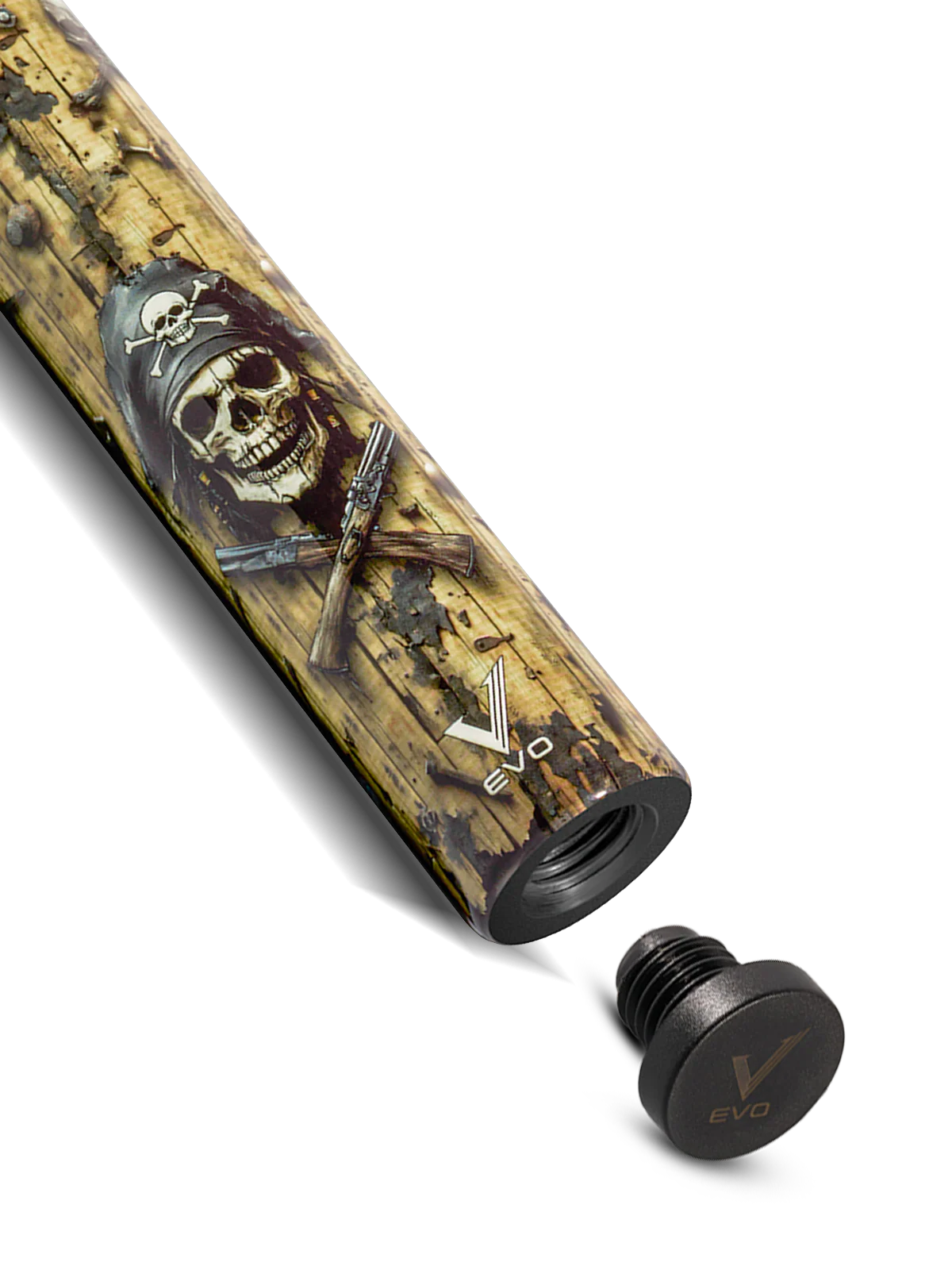 EVO Pirate Golden Plunder No Wrap Pool Cue - Image 6