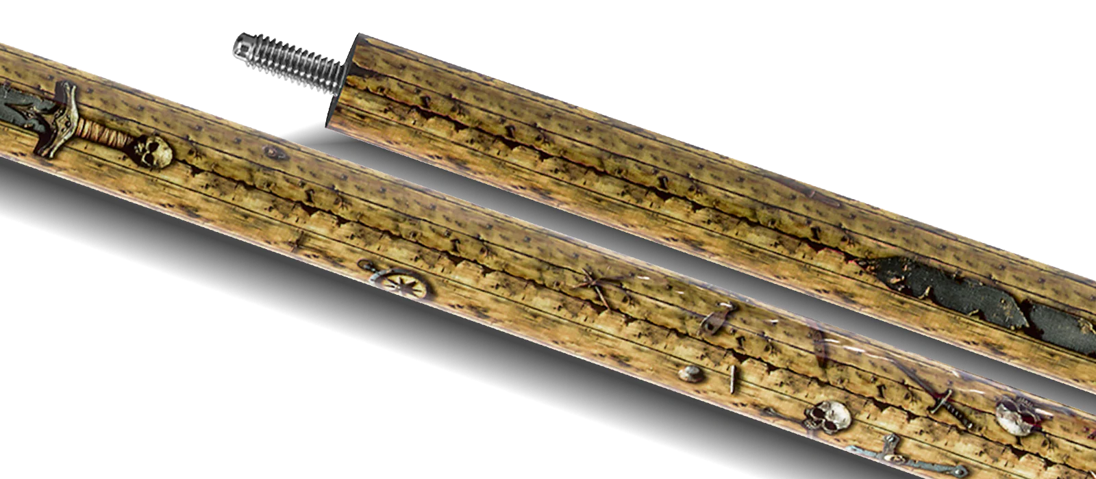 EVO Pirate Golden Plunder No Wrap Pool Cue - Image 7