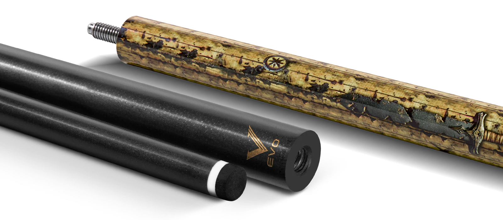 EVO Pirate Golden Plunder No Wrap Pool Cue - Image 9