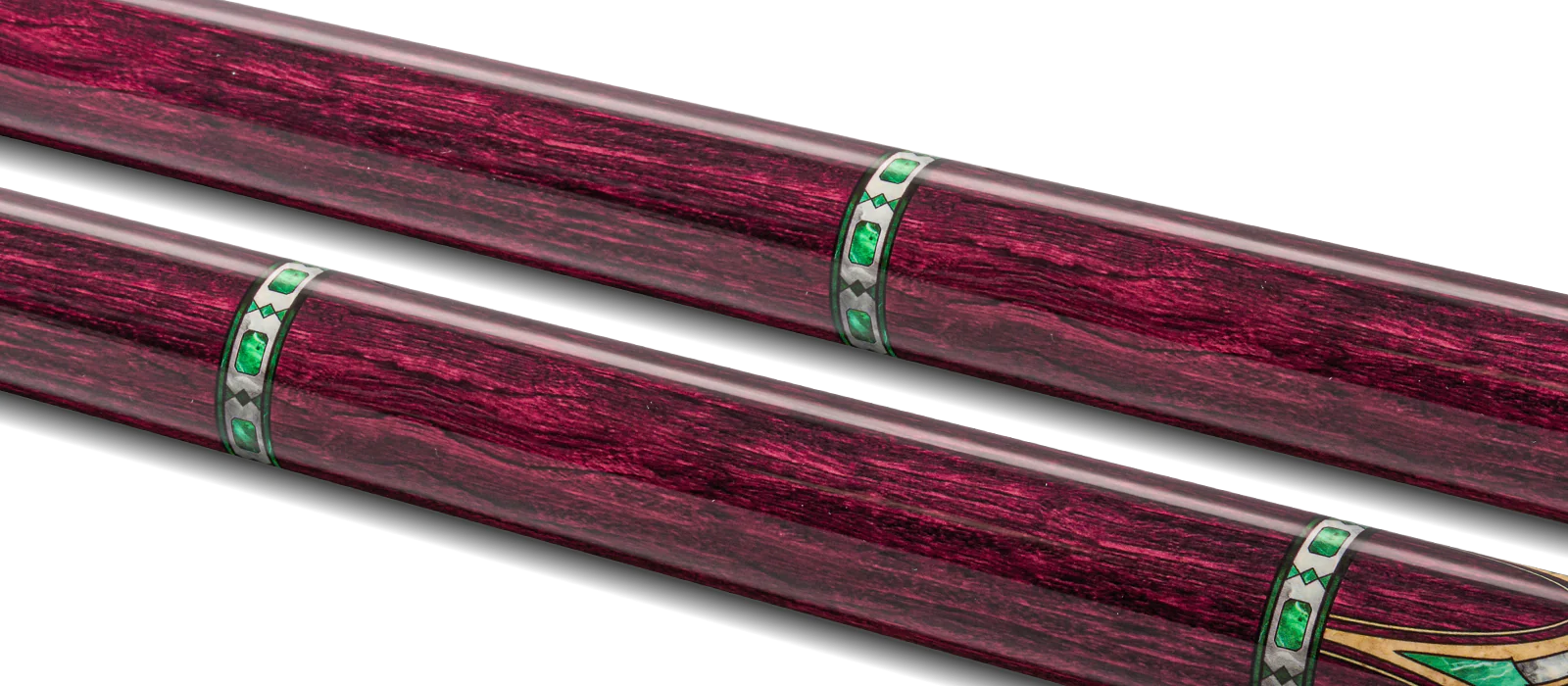 EVO Royale Garnet Crest No Wrap Pool Cue - Image 3