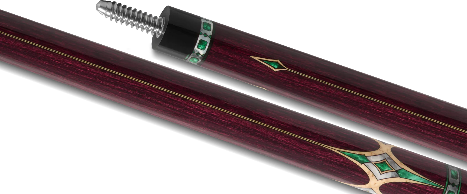 EVO Royale Garnet Crest No Wrap Pool Cue - Image 7