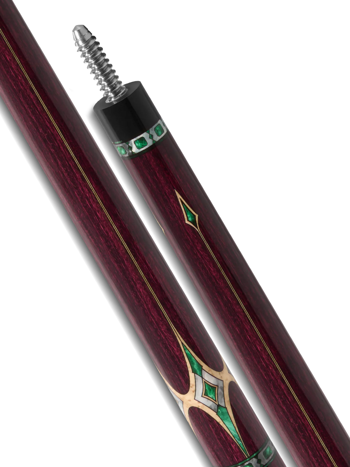 EVO Royale Garnet Crest No Wrap Pool Cue - Image 8