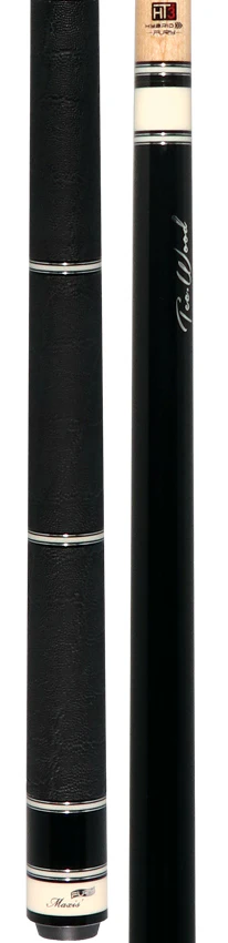 Fury Black Tec-Wood Pool Cue | Elephant Wrap | FREE Case + Extension - FUTWN1 - Image 5