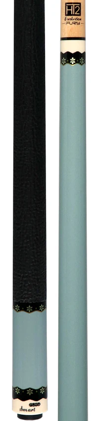 Fury Metallic Gray Pool Cue with Sharkskin Leather Wrap - FUCA9 - Image 5