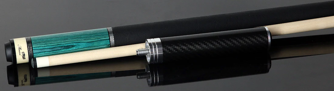 Fury Teal-Stained Tec-Wood Cue | Elephant Wrap | + Free Extension - FUTW9 - Image 3