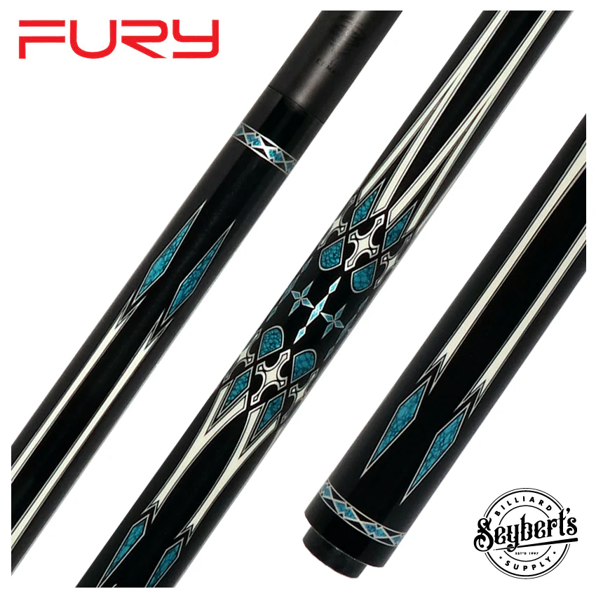 Fury Tempest No Wrap Pool Cue with Carbon Fiber Shaft - FUAF4
