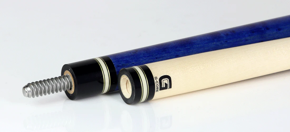 McDermott G Series Blue Stained Birdseye Maple Pool Cue - G201 - Image 3