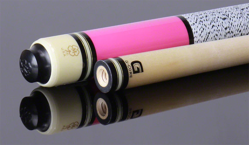 McDermott G Series Pink Painted Birdseye Maple Pool Cue - G205 - Image 4
