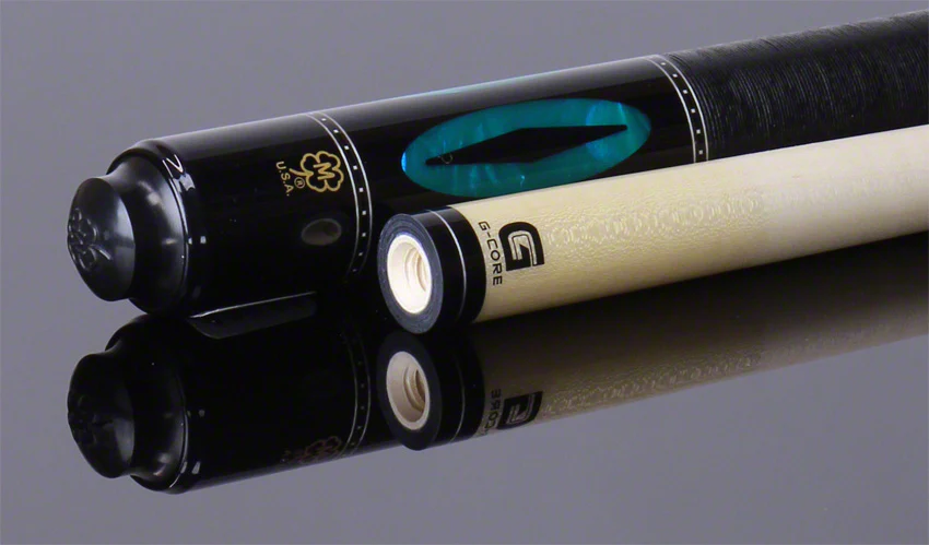 McDermott G Series Teal Stained Maple with Teal Pearl Inlays Pool Cue - G213 - Image 4