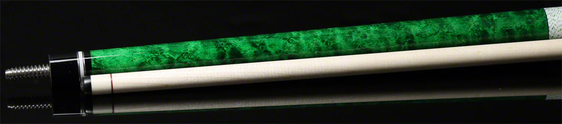 McDermott G Series Emerald Stained Birdseye Maple Pool Cue - G240 - Image 3