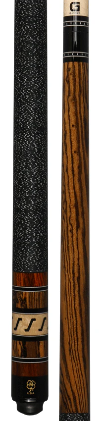 McDermott G Series Bocote Forearm with Black Urethane Inlays Pool Cue - G308 - Image 3