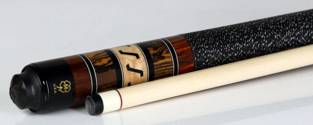 McDermott G Series Bocote Forearm with Black Urethane Inlays Pool Cue - G308 - Image 5