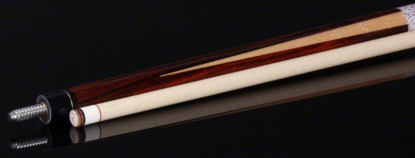 McDermott G Series Cocobolo Forearm with Birdseye Maple Points Pool Cue - G330 - Image 4
