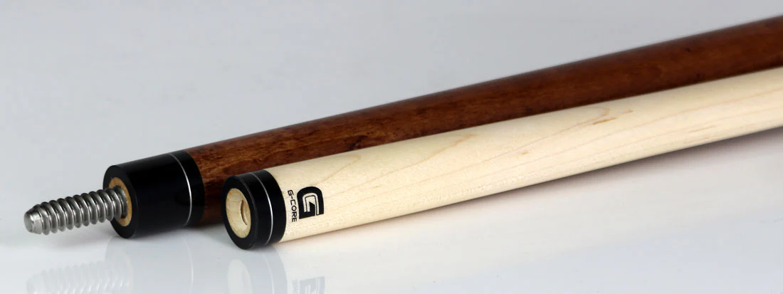 McDermott G Series Dark Cherry Stained Maple with Green Clover Inlays Pool Cue - G331 - Image 6