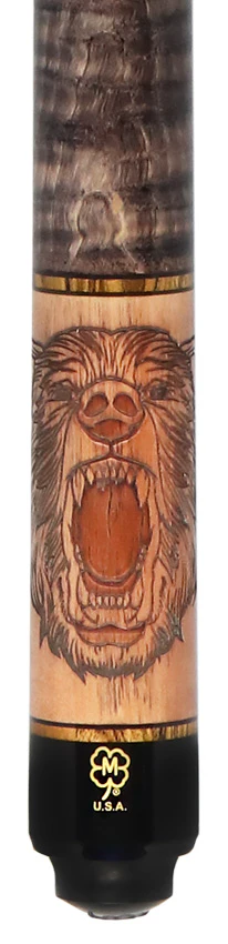 McDermott G339 3D Grizzly Bear Wildfire Cue - Image 6