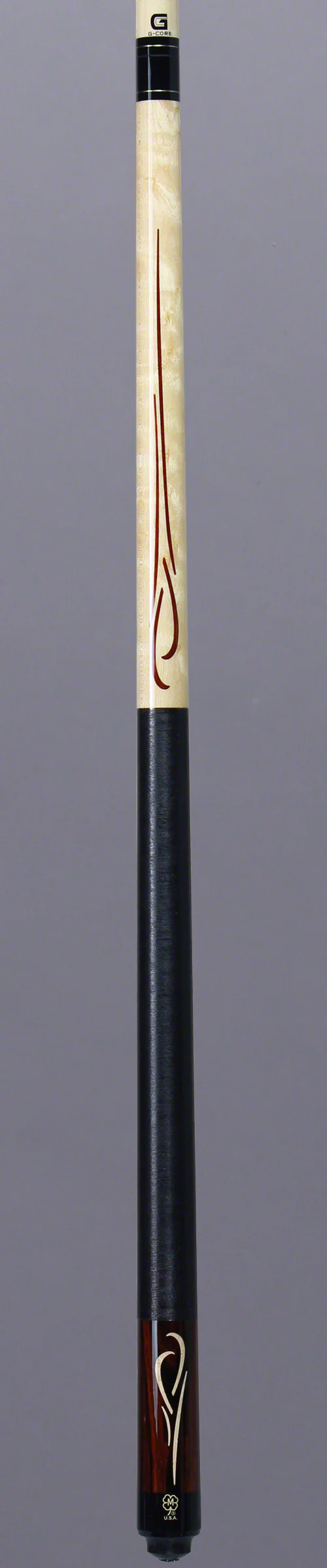 McDermott G Series Birdseye Maple and Cocobolo with Maple and Cocobolo Points Pool Cue - G416 - Image 2