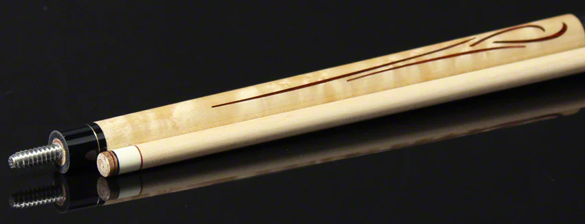 McDermott G Series Birdseye Maple and Cocobolo with Maple and Cocobolo Points Pool Cue - G416 - Image 3