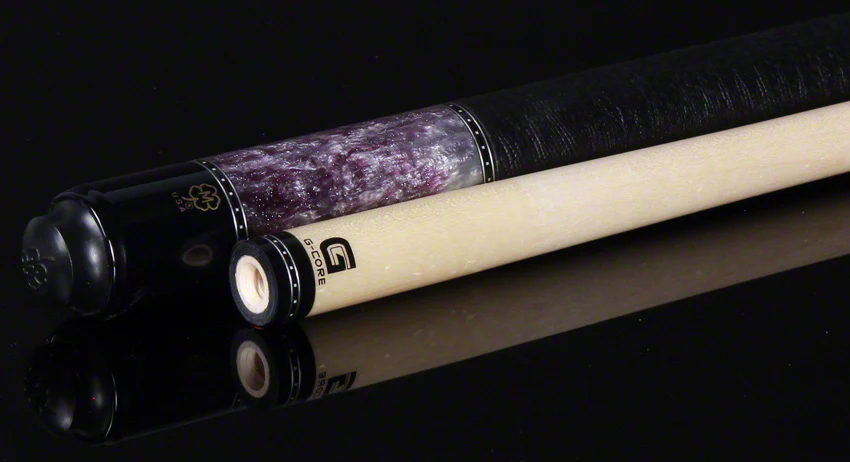 McDermott G Series Birdseye Maple with Violet Storm Purple Pearl Points Pool Cue - G430 - Image 5