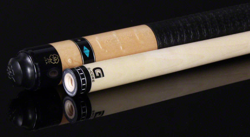 McDermott G Series Birdseye Maple Forearm with Black Points and Turquoise Inlays Pool Cue - G433 - Image 5