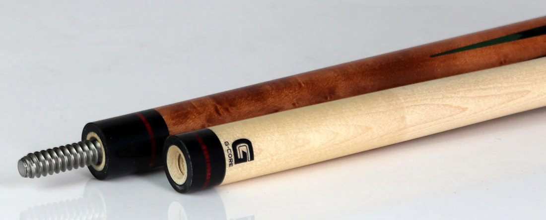 McDermott G Series Light Cherry Stained Maple with Rose Inlays Pool Cue - G435 - Image 6