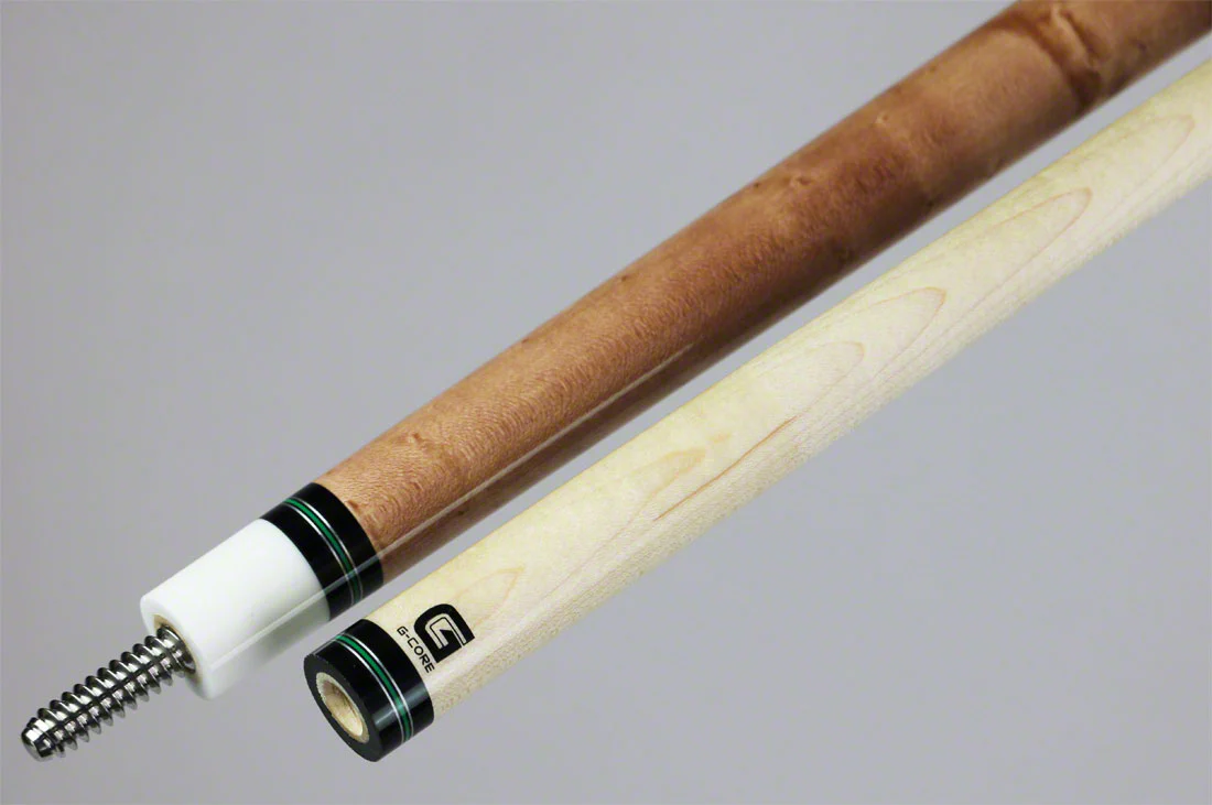 McDermott G Series Birdseye Maple with Green Clover Inlays Pool Cue - G436 - Image 5