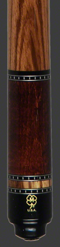 McDermott G Series Dark English Stained Maple with Zebrawood Wrapless Pool Cue - G437 - Image 6