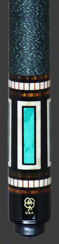 McDermott G Series Rosewood Forearm with Green Lizard and Maple Window Inlays Pool Cue - G612 - Image 6