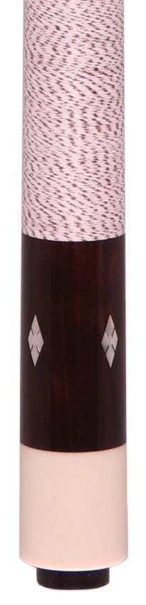Balabushka GB Series Brown-Stained Birdseye Maple Forearm and Ebony Points with Mother of Pearl Inlays Pool Cue with Irish Linen Wrap - Image 4