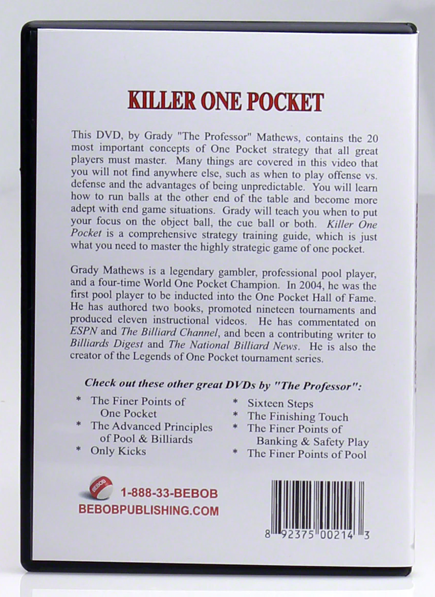 Grady Mathews Killer One Pocket DVD - Image 2