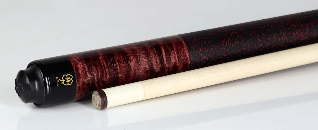 McDermott GS Series Double Washed Gray and Red Stained Birdseye Maple Pool Cue - GS09 - Image 2