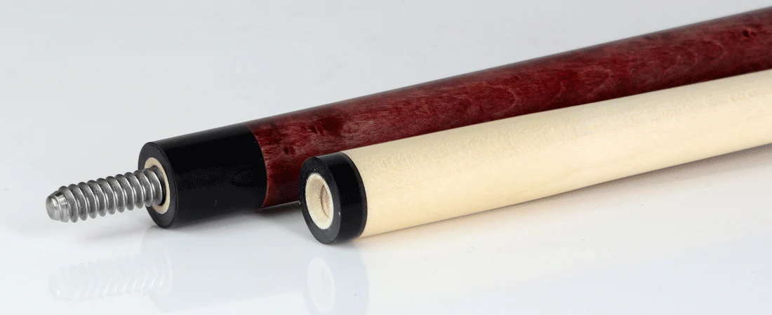 McDermott GS Series Double Washed Gray and Red Stained Birdseye Maple Pool Cue - GS09 - Image 3