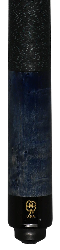 McDermott GS Series Double Washed Gray and Blue Stained Birdseye Maple Pool Cue - GS11 - Image 4