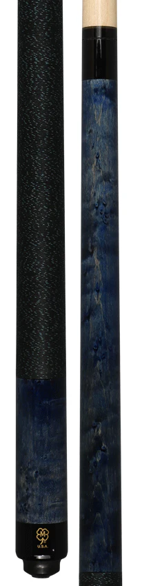 McDermott GS Series Double Washed Gray and Blue Stained Birdseye Maple Pool Cue - GS11 - Image 5