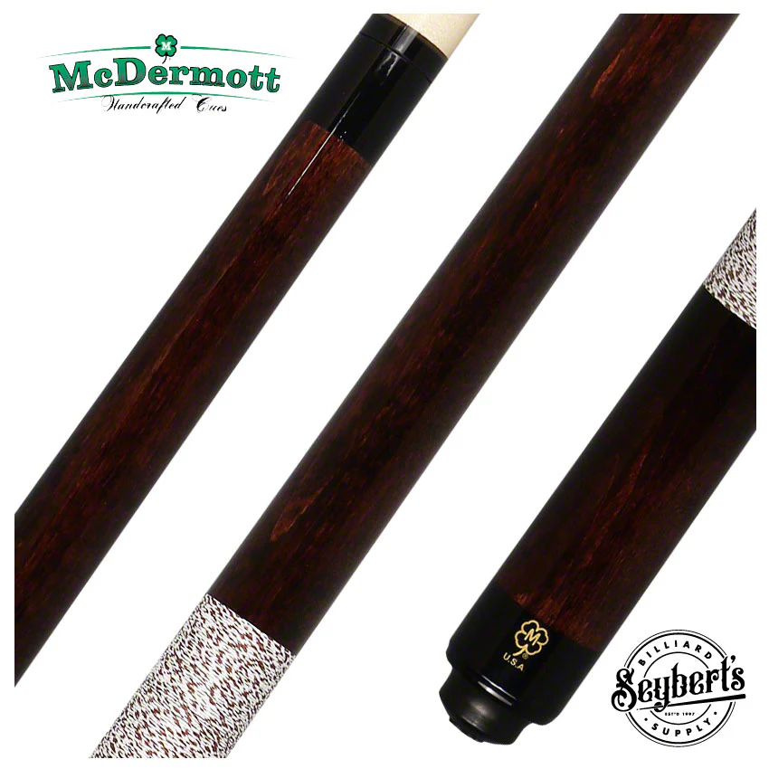 McDermott GS Series Dark English Stained Michigan Maple Pool Cue - GS13
