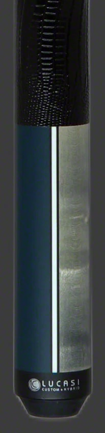 Lucasi Duo Half Paint/Half Exotic Wood Pool Cue - LZDU15 - Image 2