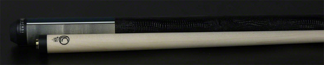 Lucasi Duo Half Paint/Half Exotic Wood Pool Cue - LZDU15 - Image 6