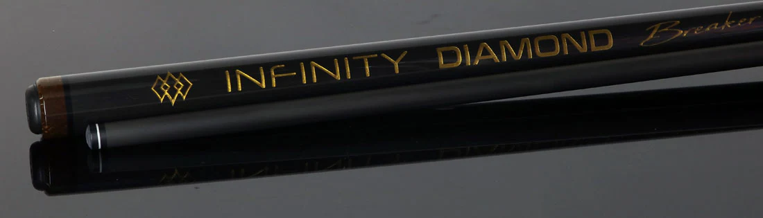 Infinity Diamond Breaker Carbon Fiber Break Cue - Gold - Image 3