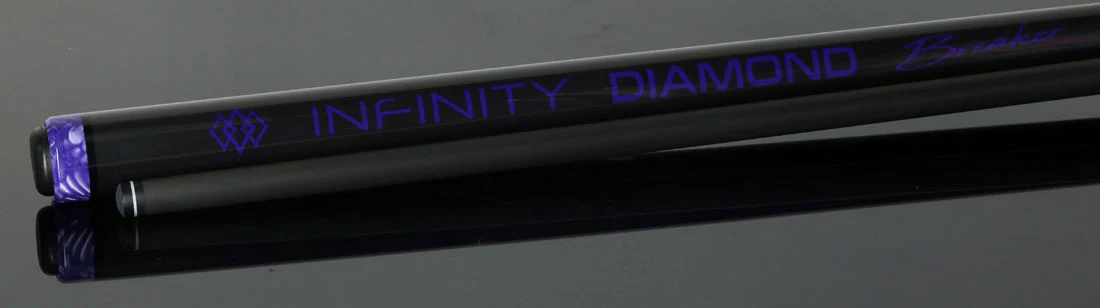 Infinity Diamond Breaker Carbon Fiber Break Cue - Purple - Image 3