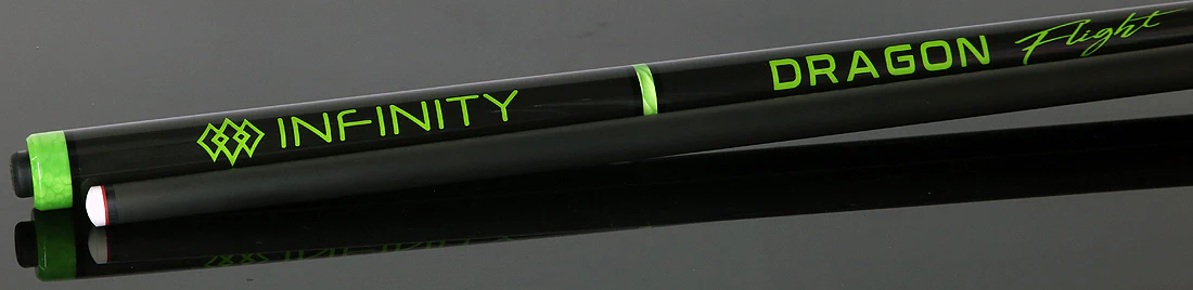 Infinity Dragon Flight Carbon Fiber Long Jump Cue - Green - Image 3