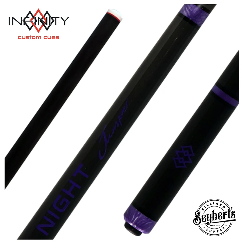 Infinity Night Jumper Carbon Fiber Jump Cue - Purple