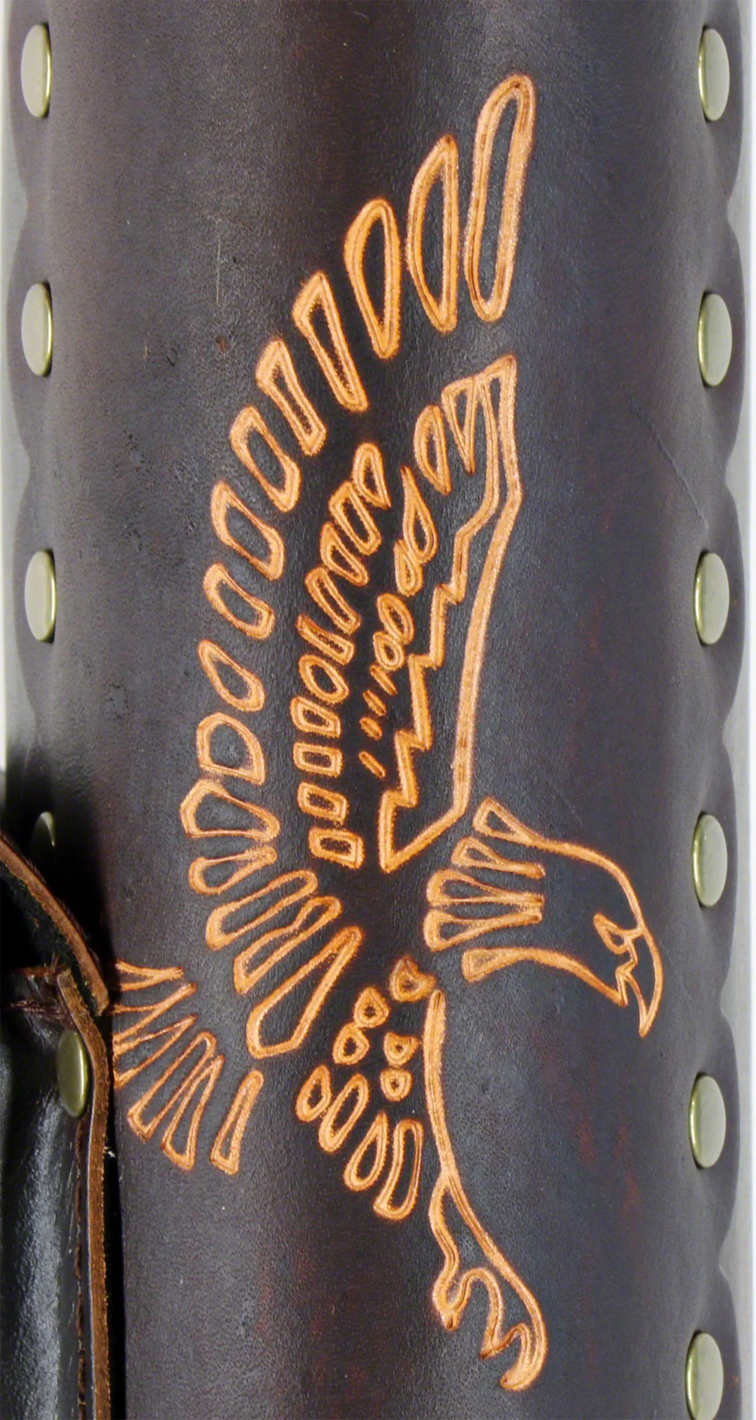 Instroke Saddle Eagle Brown 2x4 Pool Cue Case - 24DBHEAGLE - Image 3